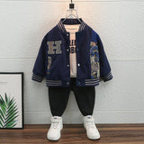 Toddler Boys Jackets Children's Clothing Boy's Autumn Coat Baseball Uniform