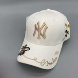 La 59fifty Hats Little Bee Baseball Cap Female Sun Protection Sun Hat Male