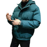 Men's Autumn Winter Coat Hooded Jacket