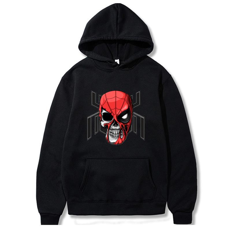 Men Spider Hoodie Marvel Series Superhero Printed Hoodie