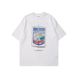 Man Summer T Shirt Graffiti Cartoon Anime