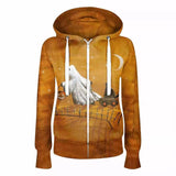 Halloween Costumes Witch Pumpkin Pumpkin Hooded Drawstring Women's Sweater