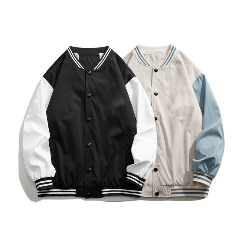 Varsity Jacket Stand Collar Jacket Baseball Uniform