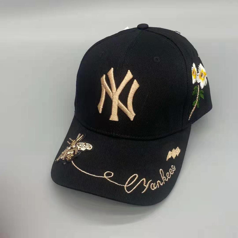 La 59fifty Hats Little Bee Baseball Cap Female Sun Protection Sun Hat Male