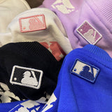 Yankees Spring and Autumn MLB Sweater Letters Men and Women Couple Bottoming Shirt