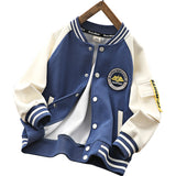 Children Baseball Jacket Autumn Boys' Baseball Jacket Kids' Overcoat Clothing Girls' Casual Jacket