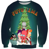 The Simpsons Sweatshirts Simpsons 3D Printed Crew Neck Sweatshirt