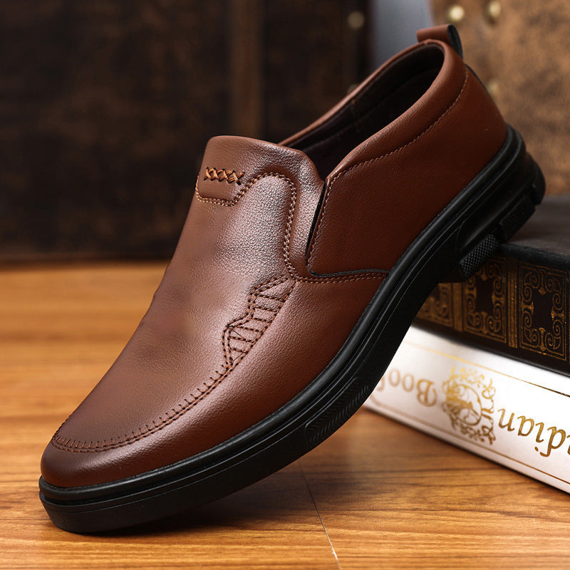 Loafers for Men Spring Men's Shoes Men's Business Casual Shoes Leather Shoes
