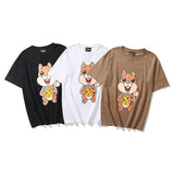 Justin Bieber Drew House Men Women Cotton Top T Shirt Summer Style Women Streetwear Summer Squirrel Short Sleeve Tshirt Men and Women