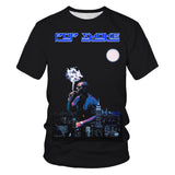 Pop Smoke Vlone King of New York T Shirt Hip Hop Band 3D Digital Printing