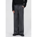 Men Suit Pants Men's Draped Suit Pants Men