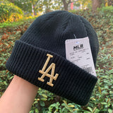 Yankee And Dogers Winter Hat Autumn And Winter Embroidery Men And Women Winter Hat Ear Protection Beanie Hat