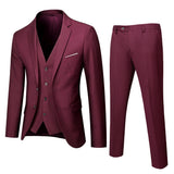 Seersucker Suit Professional Tailored Suit Suit Men's Two-Piece Suit