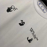 Off White Men  T Shirt  Tshirt Cotton Print Owt Casual Arrow Flower