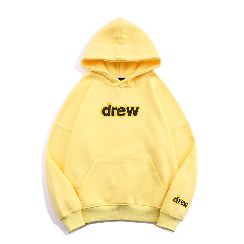 Justin Bieber Drew House Hoodie Letter Print Men's and Women's Loose Casual Hooded Sweater