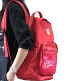 Yankees Yankee Leisure Sports Schoolbag Embroidered Letters Trendy Backpack