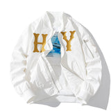 New York NYC Varsity Jacket Bomber Jacket Embroidered Hip Hop Baseball Uniform