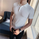 Men Polo Shirts Lapel T-shirt