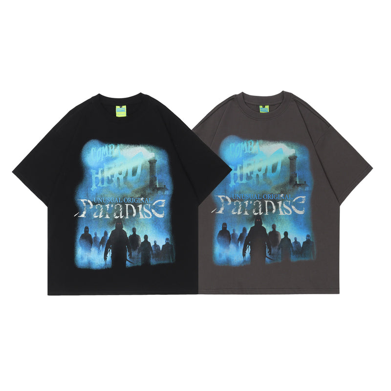 Man Tees Fashion Brand Heavy Short-Sleeved T-shirt