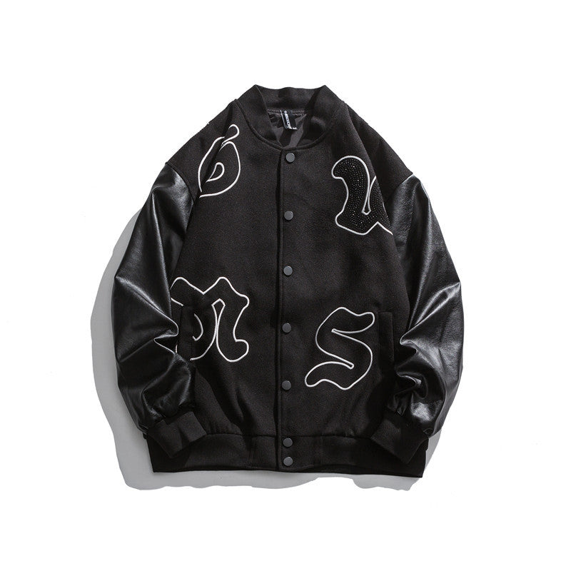 Letterman Jacket Outfit Senior Jackets Varsity Baseball Coat Ball Uniform Coat Men's Jacket