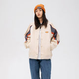 Varsity Unisex Spring Plus Size Retro Sports Casual Patchwork Baseball Jacket