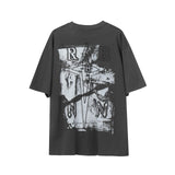 Man Tees Summer Fashion Brand Heavy Short Sleeve T-shirt