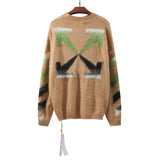 Off White Winter Sweaters Autumn and Winter Knitted Sweater