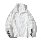Varsity Jacket Summer Stand Collar Coat