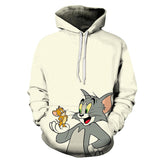 Tom and Jerry Hoodie 3D Printed Hoodie Hoodie