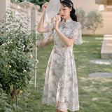 Women's Cottagecore Dress Women's Summer Retro Summer Dress