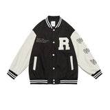 Letterman Jacket Outfit Senior Jackets Varsity Baseball Coat Men's Casual Baseball Uniform