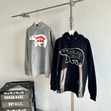 Human Made Hoodie Polar Bear Pattern Hooded Fleece Lined Sweater