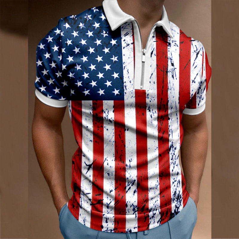 Polo Shirt Men's Summer Short-Sleeved T-shirt