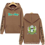 Rick and Morty Tracksuit Pullover Hoodie Sweatshirts Printed Lettered Casual Sports Hip-Hop Sweater Men's Ladies Hoodie