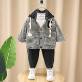 Toddler Boys Jackets Children Boys' Coat Spring and Autumn Baseball Uniform Jacket