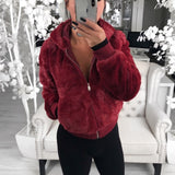 Women Sherpa Jacket Fox Fur Autumn and Winter Mink Bunny Fur Jacket Female