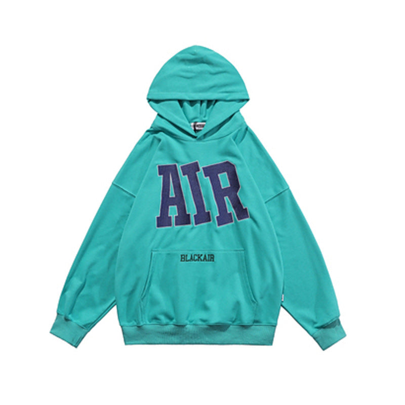 Slogan Graphic Hoodie Letter Embroidered Hoodie