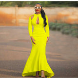 Mariah Carey See through Dress plus Size High Waist Sexy Fishtail Skirt Formal Dress