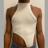 Rave Outfits Mens Vest Half Turtleneck