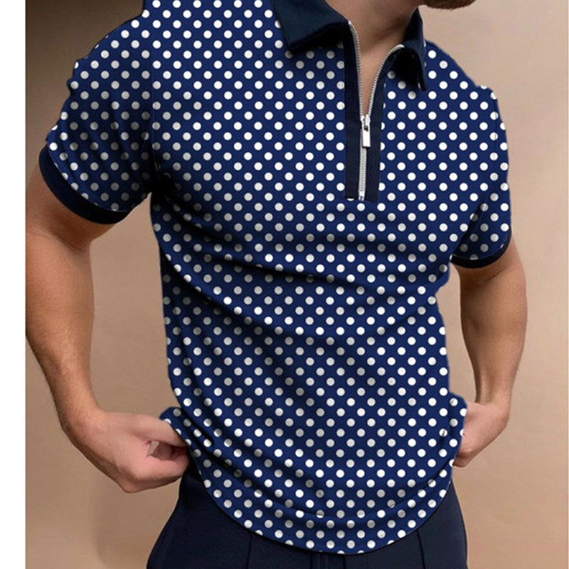 Polo Shirt Men's Spring and Summer Polo Shirt