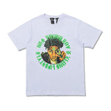 Vlone HipHop Street Printed Men's and Women's Loose Design Tshirt Short Sleeve