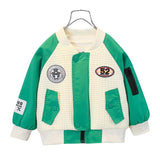 Toddler Boys Jackets Boys' Jacket Autumn Children's Baseball Uniform