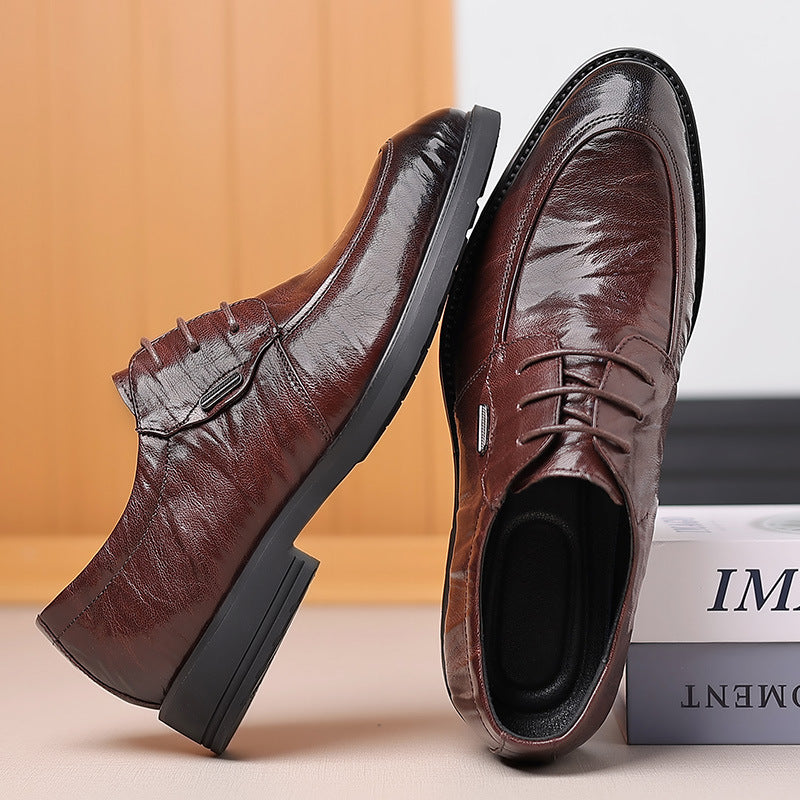 Indo Western Shoes Men's Leather Shoes Business Casual Leather Men's Shoes