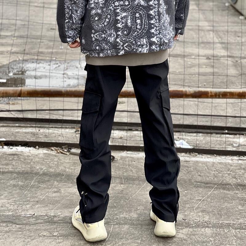 Rhude Pant Breasted Trousers for Men and Women Straight Cargo Pants