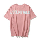 Kanye T Shirt Reflective Letter Short Sleeve T-shirt Hip Hop Loose Oversize Half T-shirt