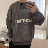 Fog Essentials Sweatshirt Fear Of God Fog Essentials Sweatshirt Letter Pullover Knitwear Sweater High Street Men and Women Sweater