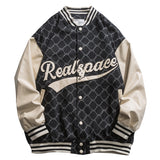 Letterman Jacket Outfit Senior Jackets Varsity Baseball Coat Baseball Uniform Men's Autumn Casual Jacket Men