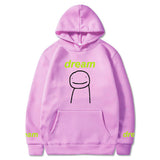 Dreamwastaken Men's Novelty Hoodies Dream Merch Shirt 2D Printed Casual Fashion Loose Hooded Sweater