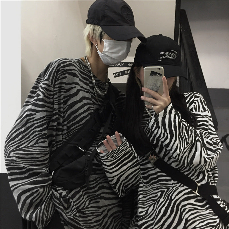 Zebra T Shirt Crew Neck