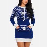 Sweater Dress Outfit With Tights 2 Piece Set Autumn and Winter Pocket Dress Sweater Female
